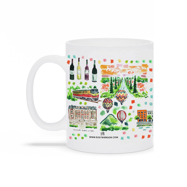 Napa Valley Map Mug