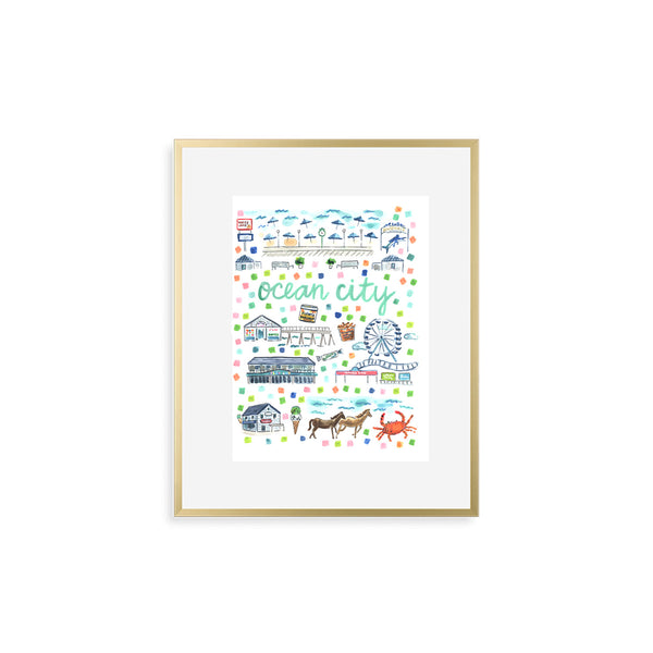 "Ocean, City, MD" Fine Art Print