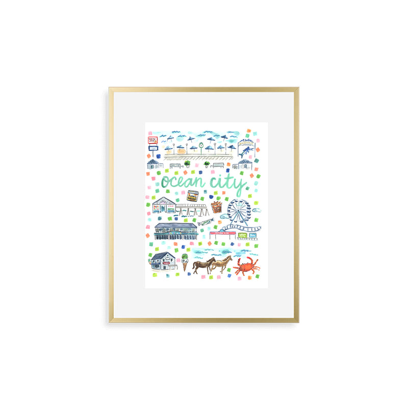 "Ocean, City, MD" Fine Art Print