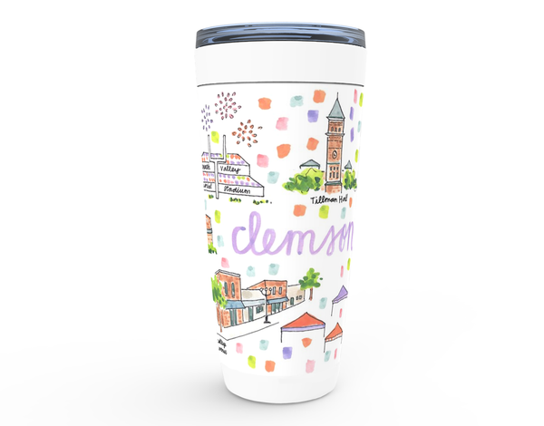 Clemson, SC  Map Tumbler