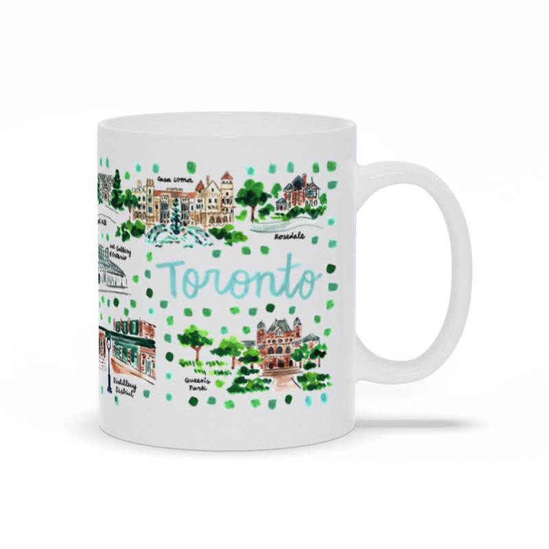 Toronto, Canada Map Mug