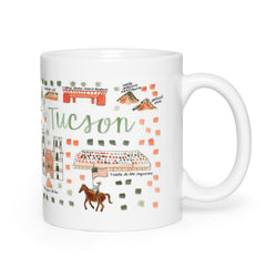 Tucson, AZ Map Mug