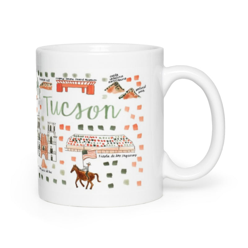 Tucson, AZ Map Mug