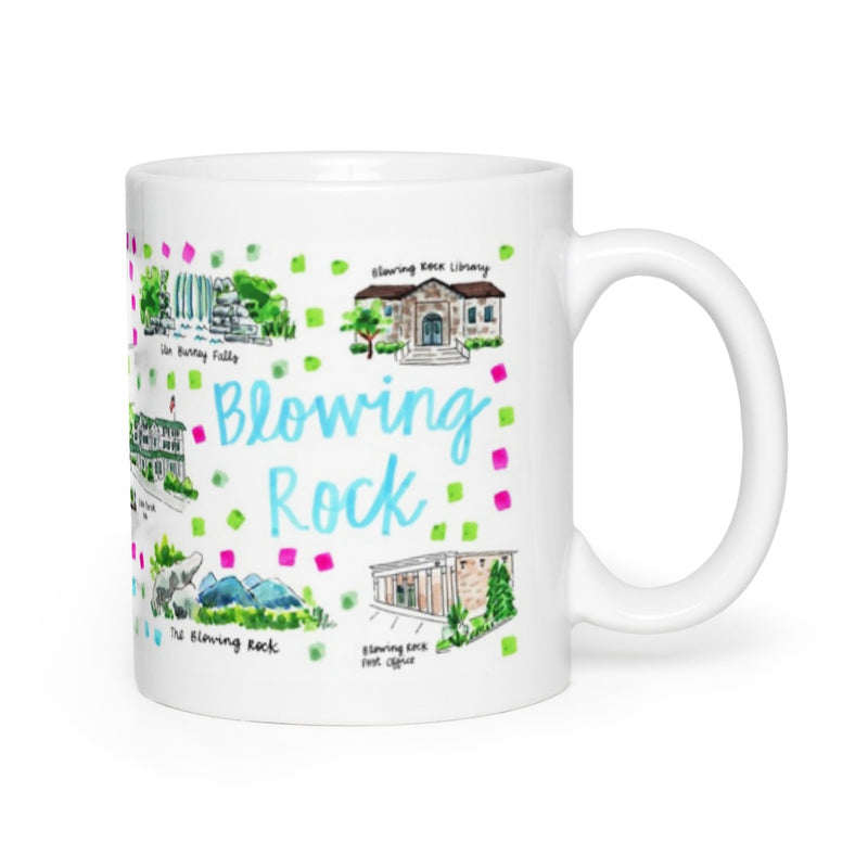 Blowing Rock Map Mug