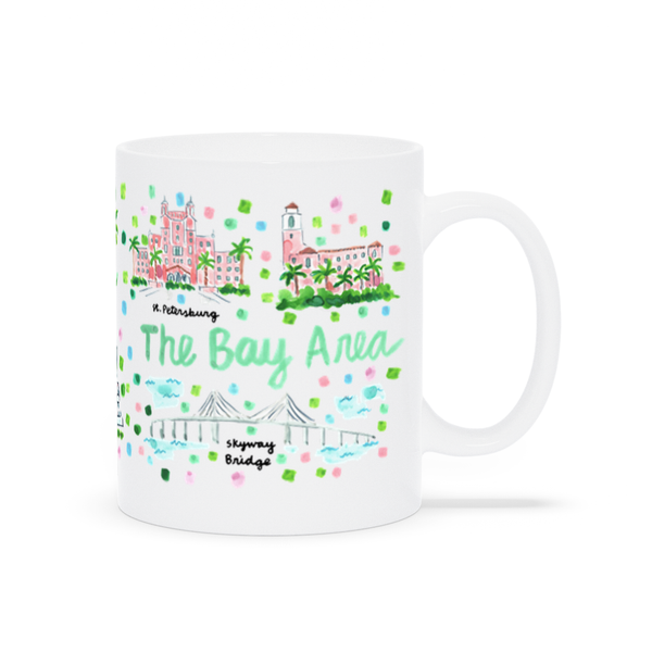 The Bay Area, FL Map Mug