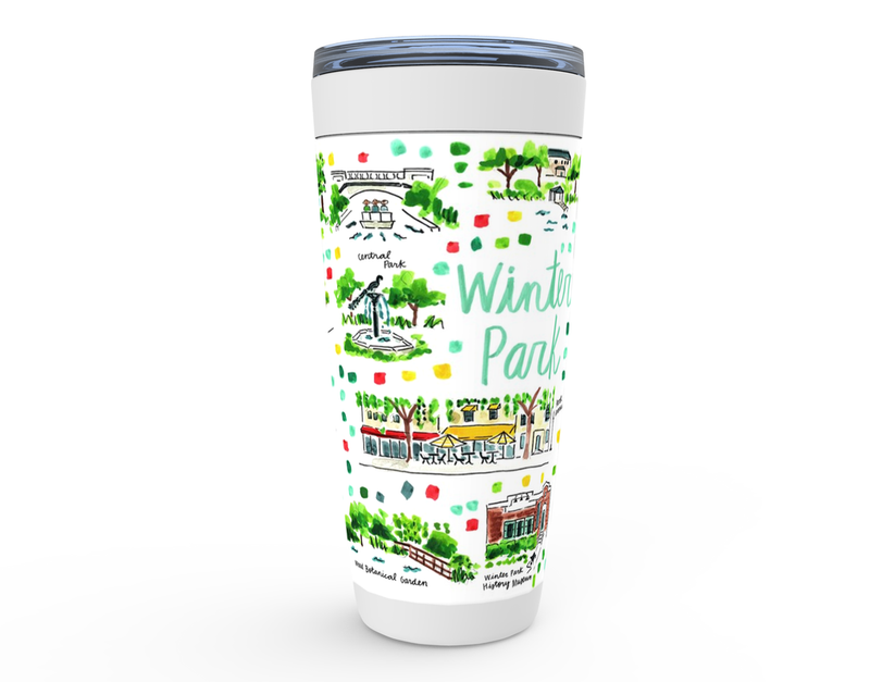 Winter Park, FL Map Tumbler