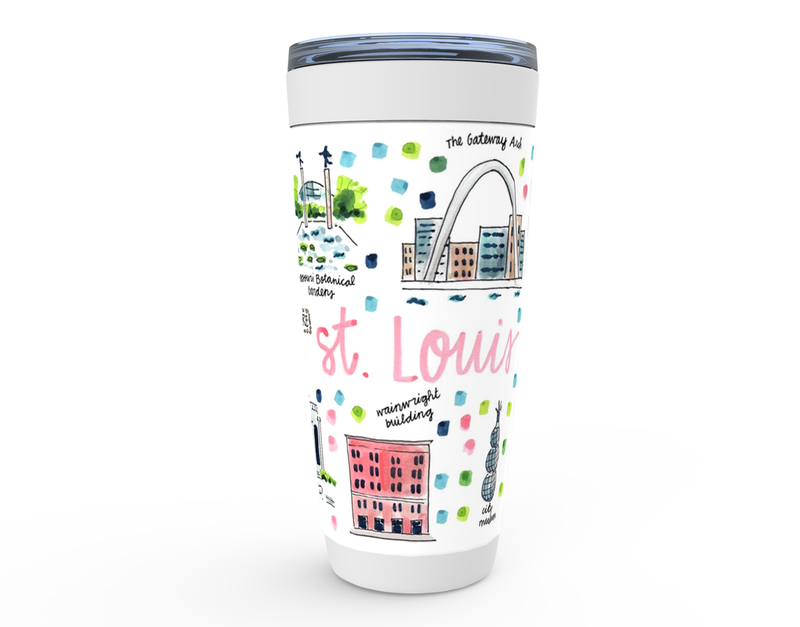 St. Louis,, MO Map Tumbler