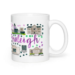 Raleigh, NC Map Mug