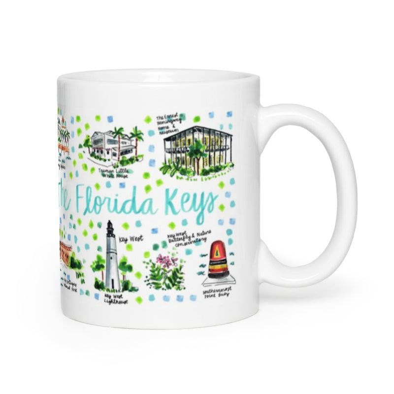 Florida Keys, FL Map Mug
