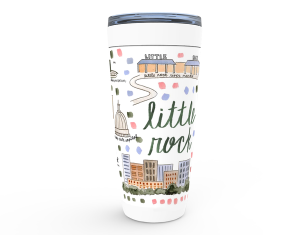 Little Rock, AR Map Tumbler