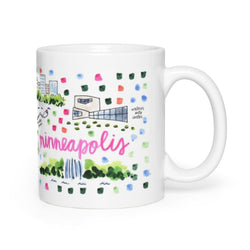 Minneapolis, MN Map Mug