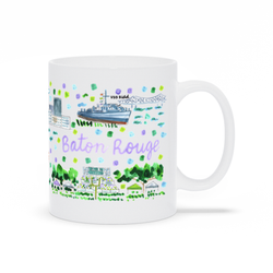 Baton Rouge, LA Map Mug