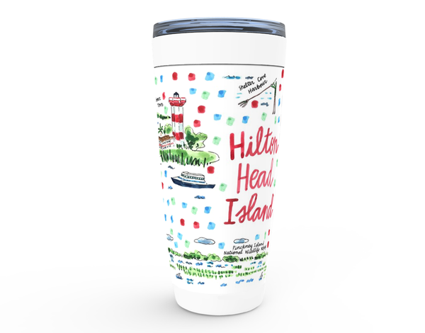 Hilton Head Island, SC  Map Tumbler