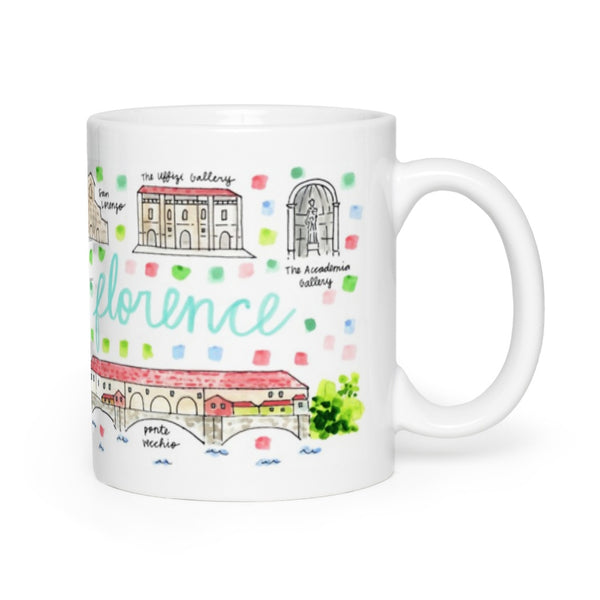 Florence, Italy Map Mug