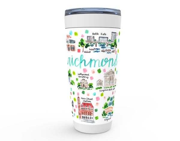 Richmond, VA Map Tumbler