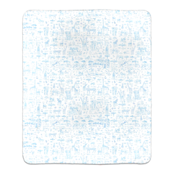 Safari Blue Blanket