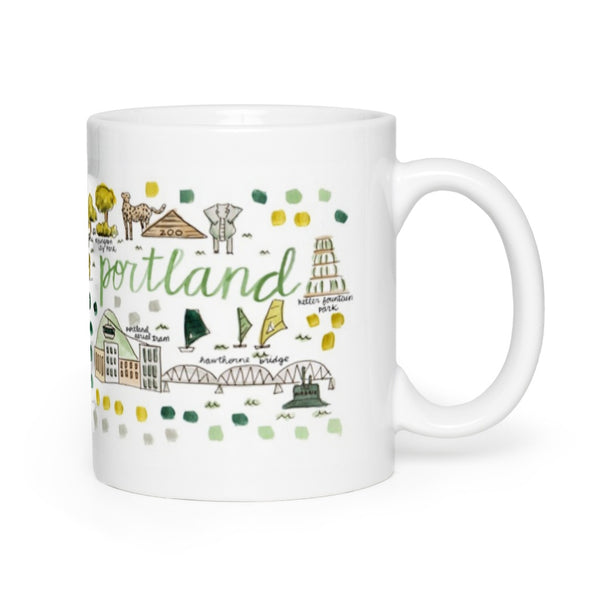 Portland, OR Map Mug