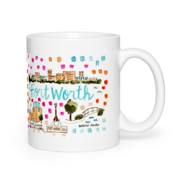 Fort Worth, TX Map Mug