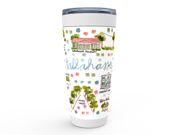 Tallahassee, FL Map Tumbler