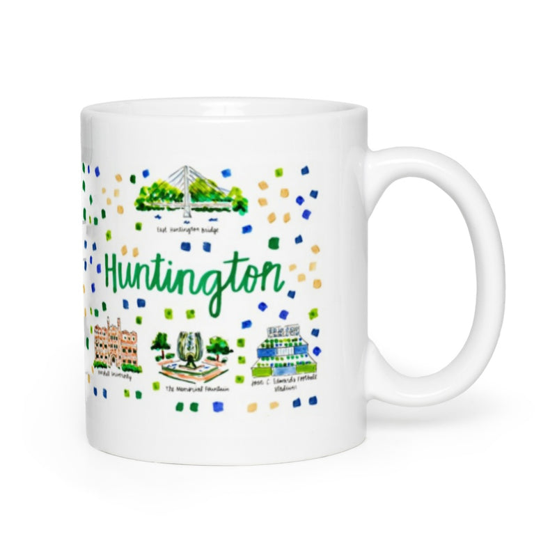 Huntington, WV Map Mug