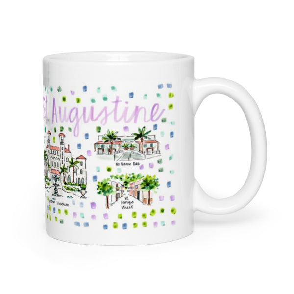 St. Augustine, FL Map Mug