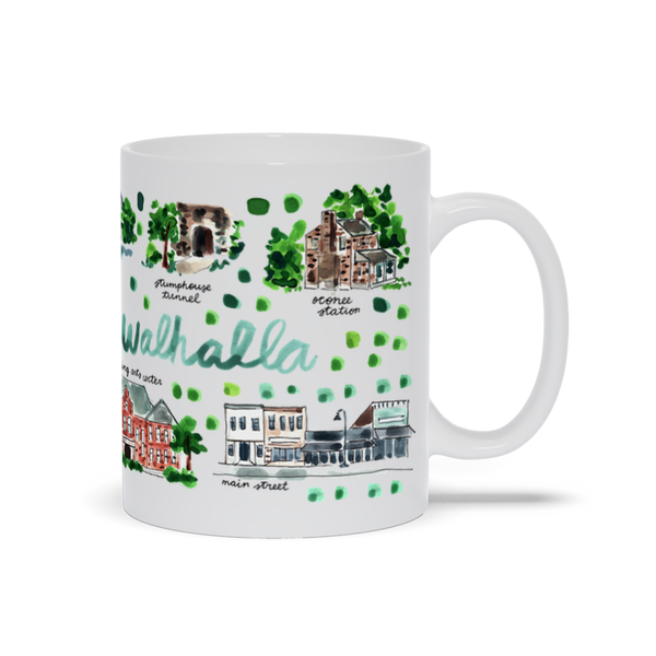 Walhalla, SC Map Mug