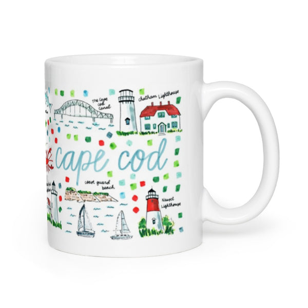 Cape Cod, MA Map Mug