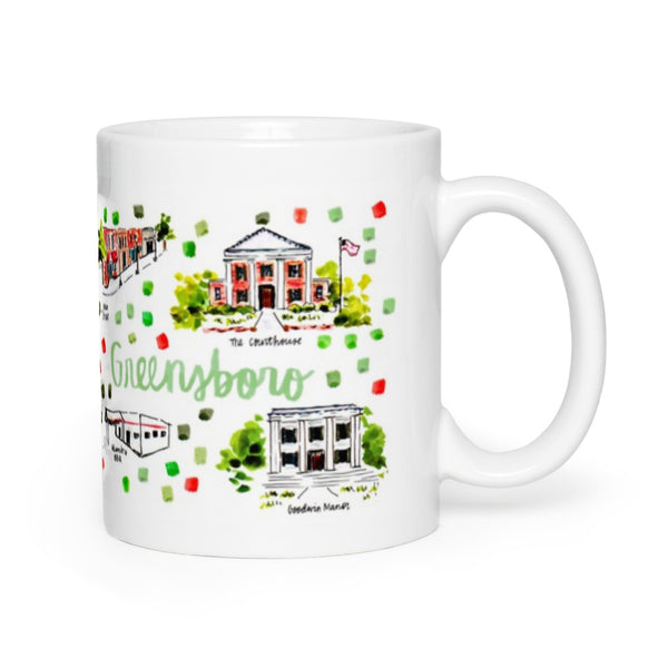 Greensboro, GA Map Mug