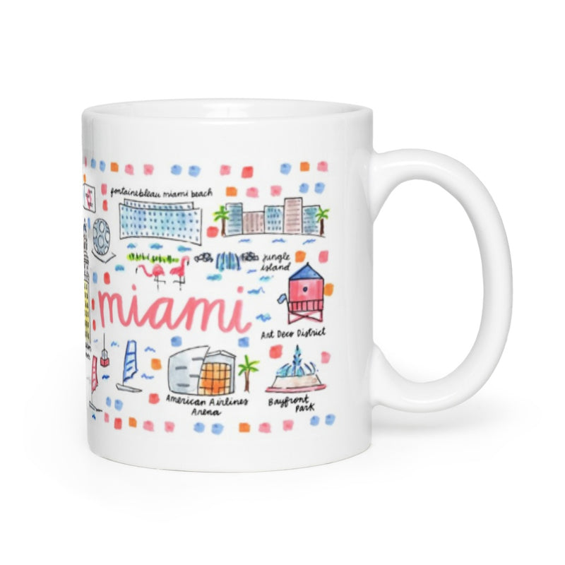 Miami, FL Map Mug