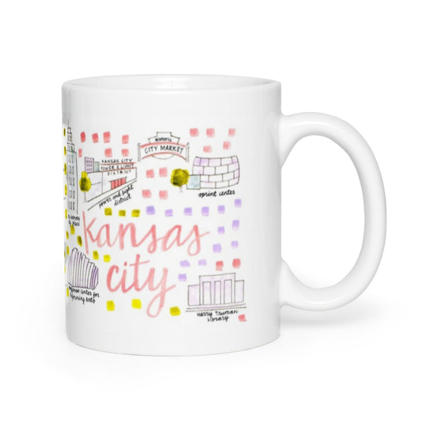 Kansas City, MO Map Mug