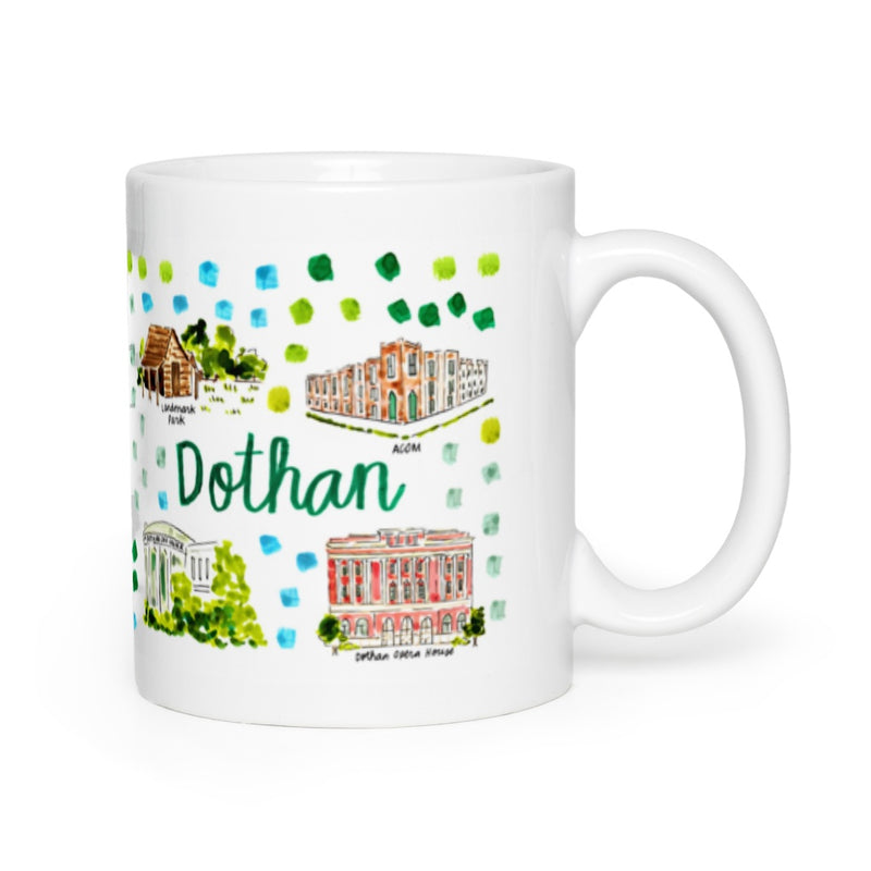 Dothan, AL Map Mug