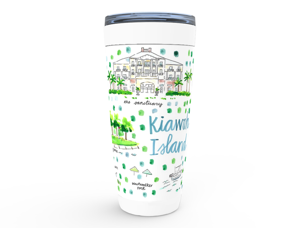 Kiawah Island, SC  Map Tumbler