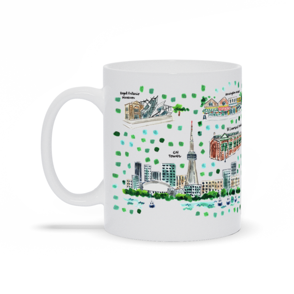 Toronto, Canada Map Mug