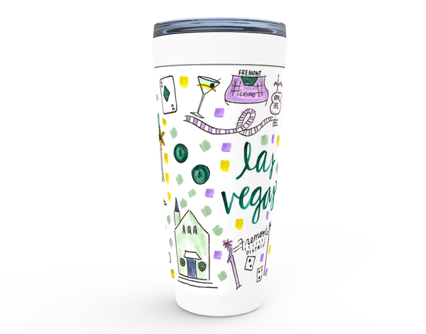 Las Vegas, NV Map Tumbler