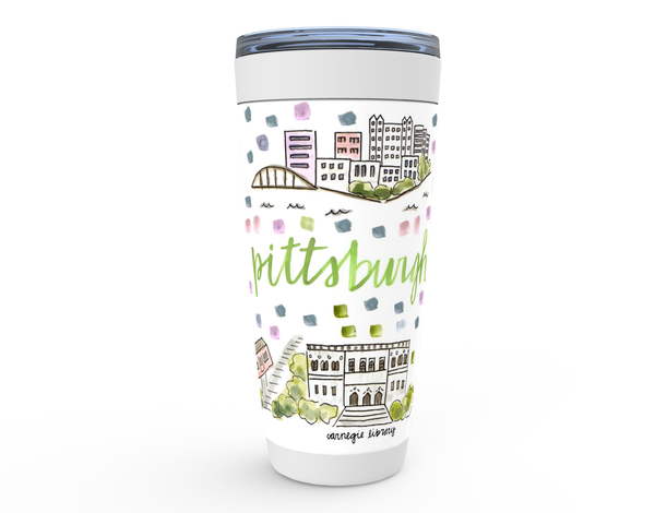 Pittsburgh, PA Map Tumbler