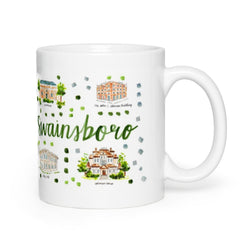 Swainsboro, GA Map Mug