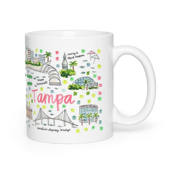 Tampa, FL Map Mug