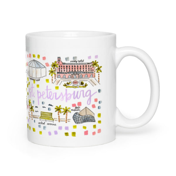 St. Petersburg, FL Map Mug