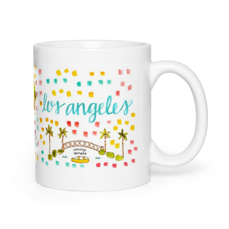 Los Angeles, CA Map Mug