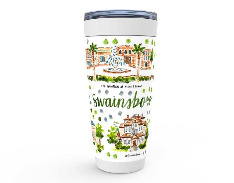 Swainsboro, GA Map Tumbler