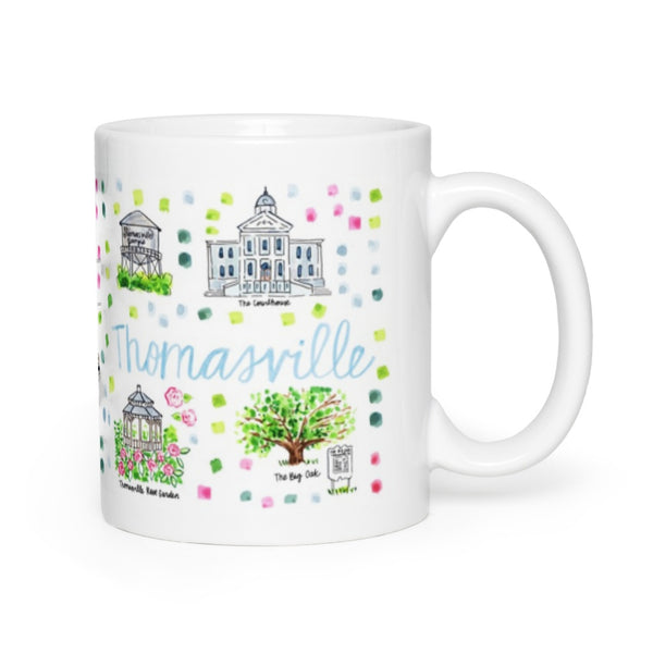 Thomasville, GA Map Mug