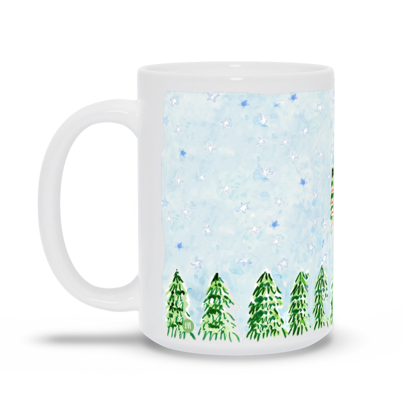 Holiday Santa Paws Mug