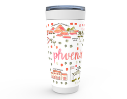 Phoenix, AZ Map Tumbler