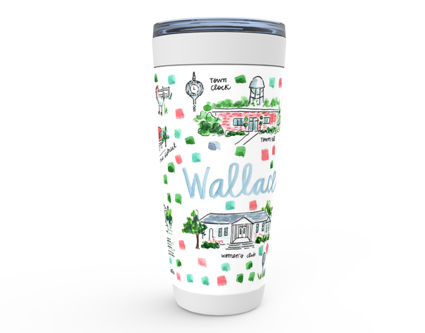 Wallace, NC Map Tumbler