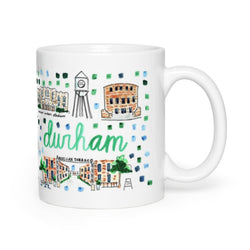 Durham, NC Map Mug
