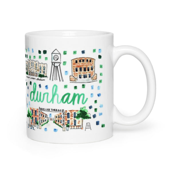 Durham, NC Map Mug