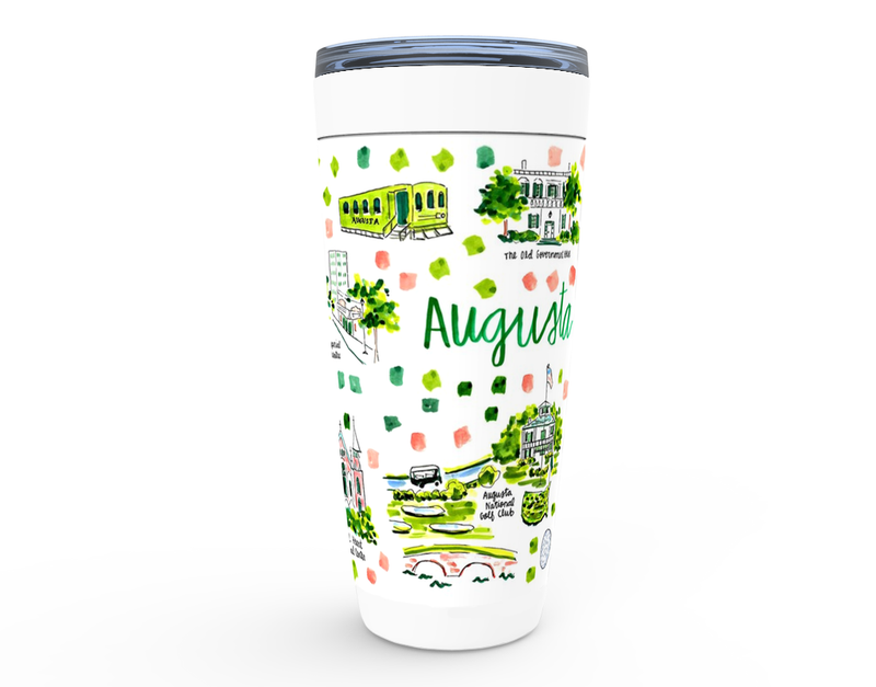 Augusta, GA Map Tumbler