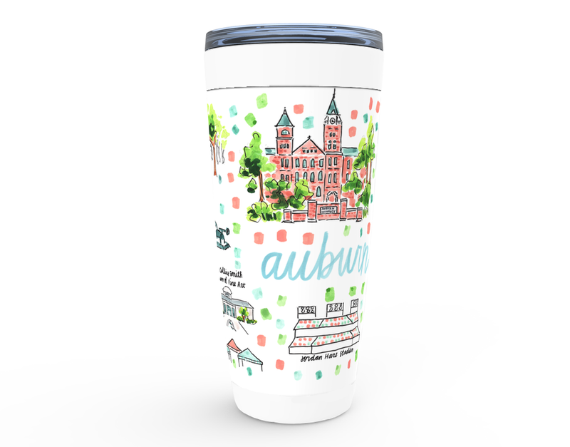 Auburn, AL Map Tumbler