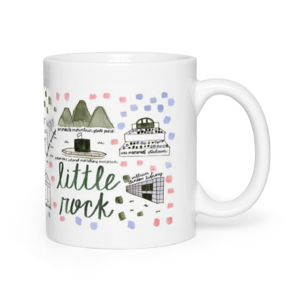 Little Rock, AR Map Mug