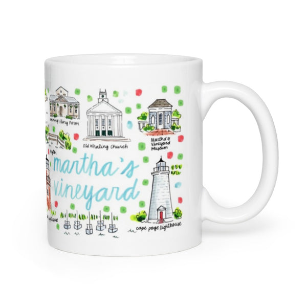 Martha's Vineyard, MA Map Mug